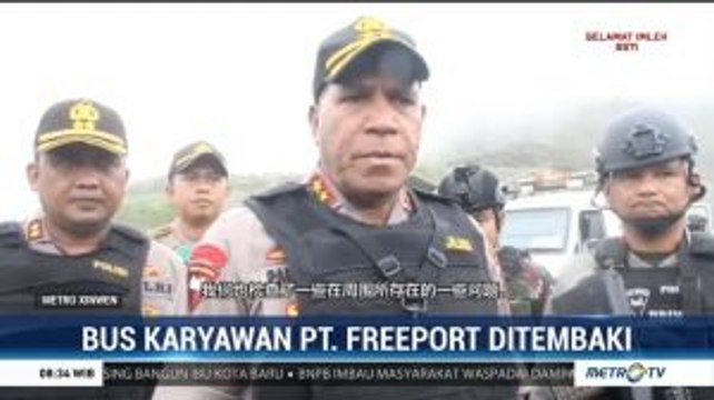 Kapolda Papua Tinjau Lokasi Penembakan Bus Karyawan Freeport