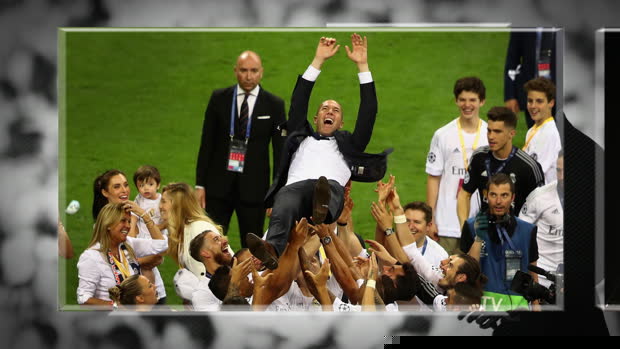 Zinedine Zidane - nine finals, nine trophies