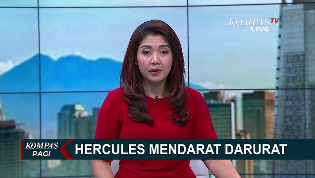 Detik-detik Pesawat Hercules Milik TNI Mendarat Darurat di Aceh