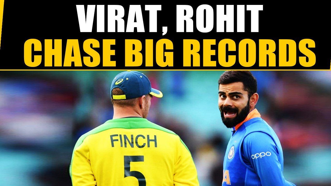 VIRAT KOHLI, ROHIT SHARMA EYE BIG RECORDS AGAINST AUSSIES | Oneindia News