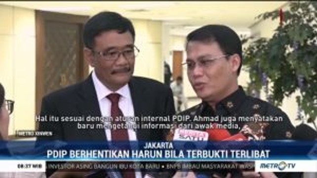 PDIP Segera Berhentikan Harun Masiku