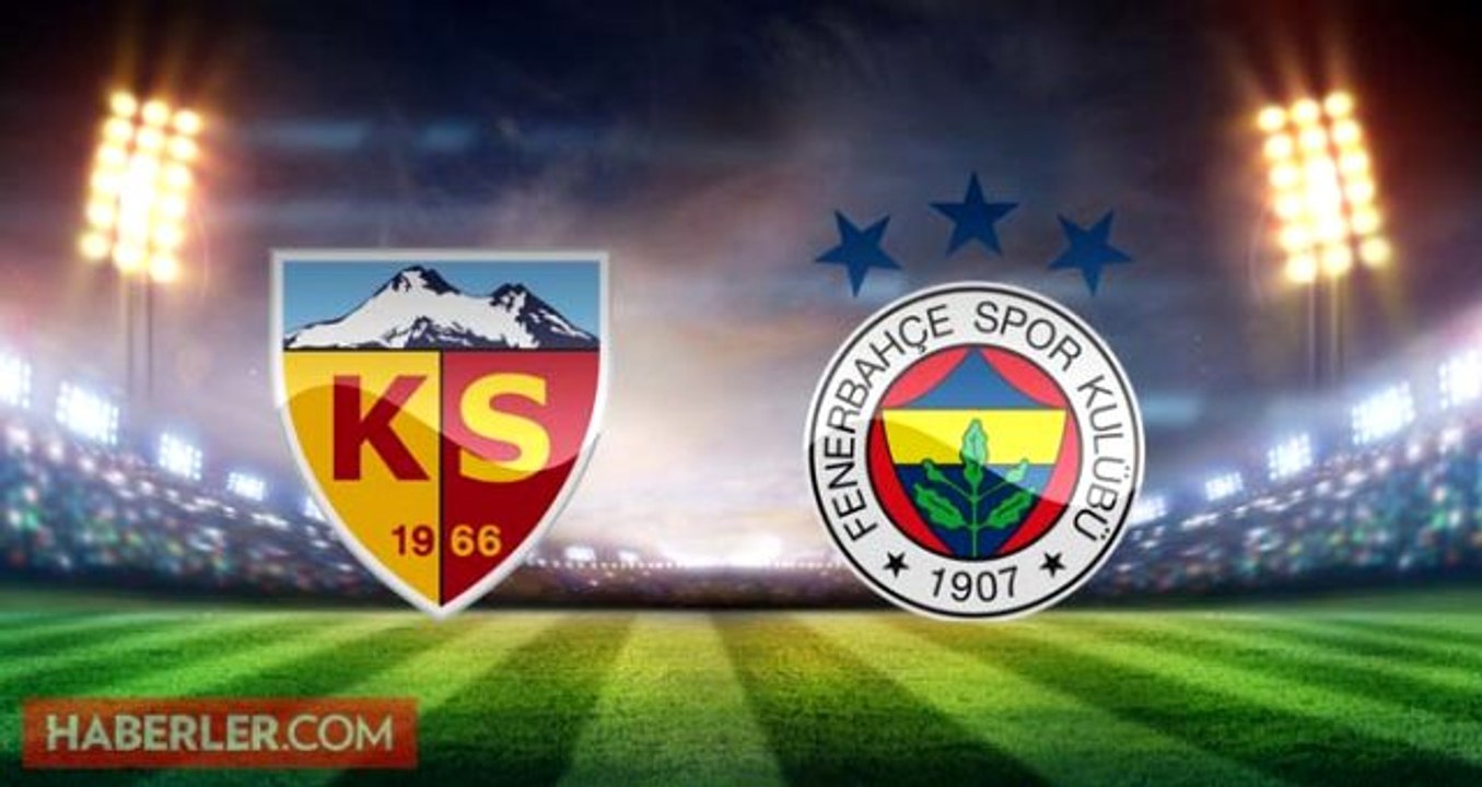 Kayserispor Fenerbahçe maçı ne zaman, saat kaçta, nerede? Ziraat Türkiye Kupası Kayserispor Fenerbahçe maçı hangi kanalda? Fenerbahçe maçı şifresiz mi