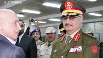 حفتر غادر موسكو بدون توقيع اتفاق وقف إطلاق النار في ليبيا