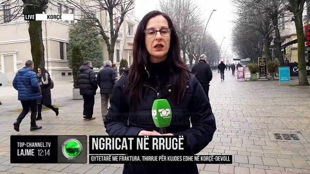 Ngricat në rrugë, qytetarë me fraktura. Thirrje për kujdes edhe në Korçë-Devoll