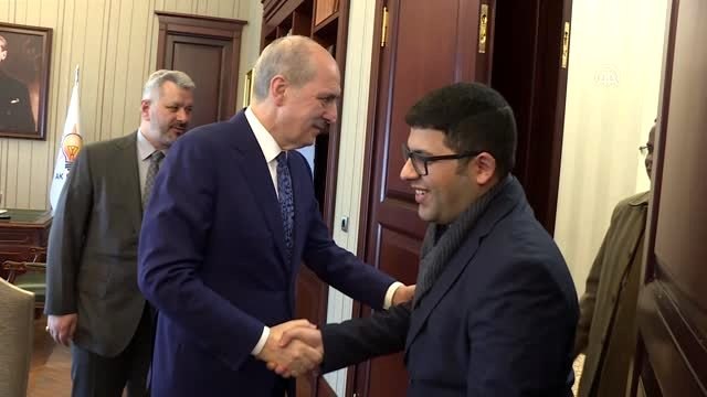 Kurtulmuş, Parlamenterler Arası Kudüs Platformu üyeleri ile görüştü