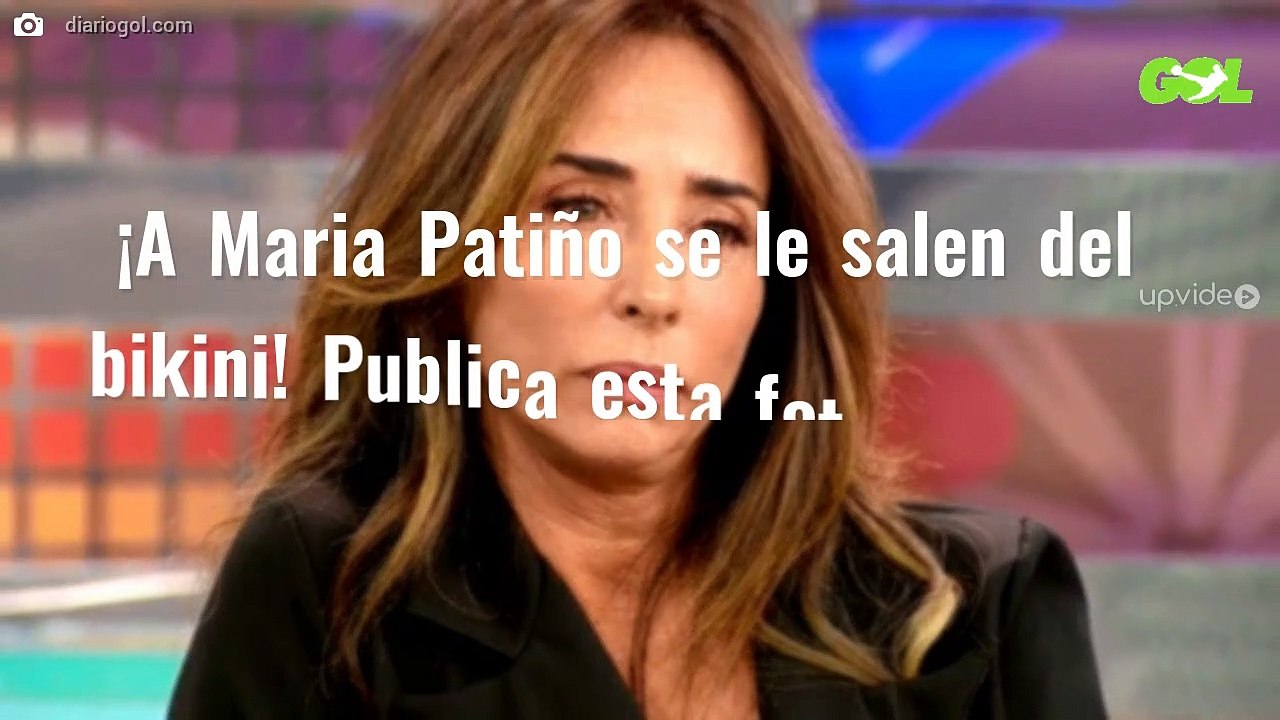 ¡A Maria Patiño se le salen del bikini! Publica esta foto ¡y se ve esto!