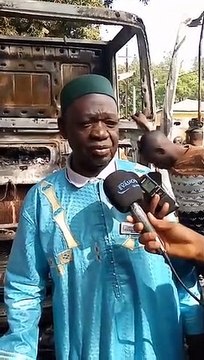 Kindia/Le maire à propos du seul camion de ramassage d'ordures calciné : tout le pays est menacé par le FNDC