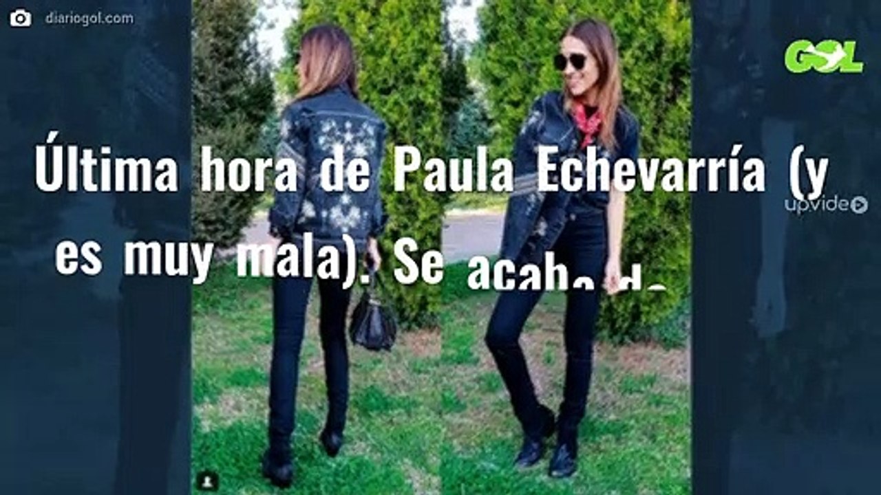 Última hora de Paula Echevarría (y es muy mala). Se acaba de saber esto