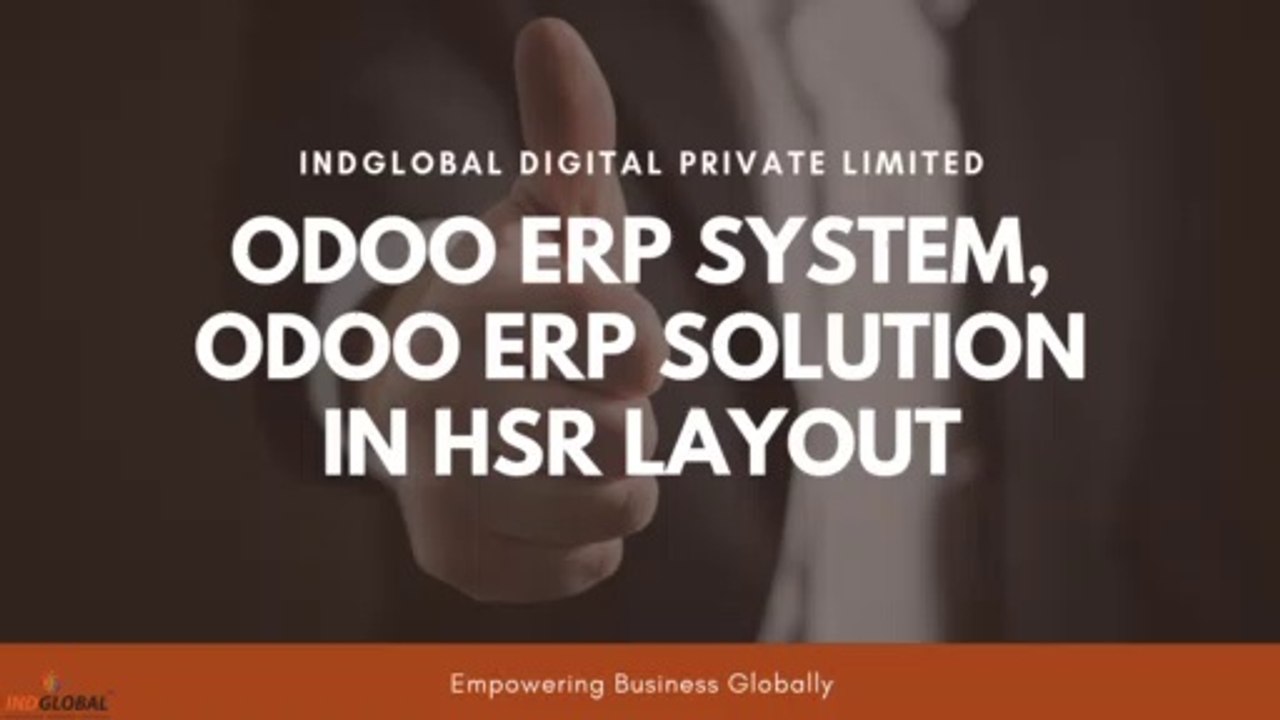 Odoo ERP Software Development Company In Bangalore, India