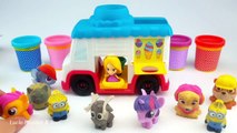 Learn Colors With Ice Cream Popsicles Car Toys Minion My Little Pony Paw Patrol Toys