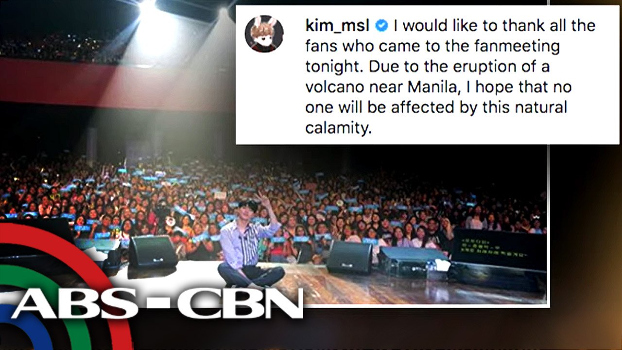 Korean stars, nagpaabot ng mensahe sa mga apektado ng pagsabog ng Taal | UKG