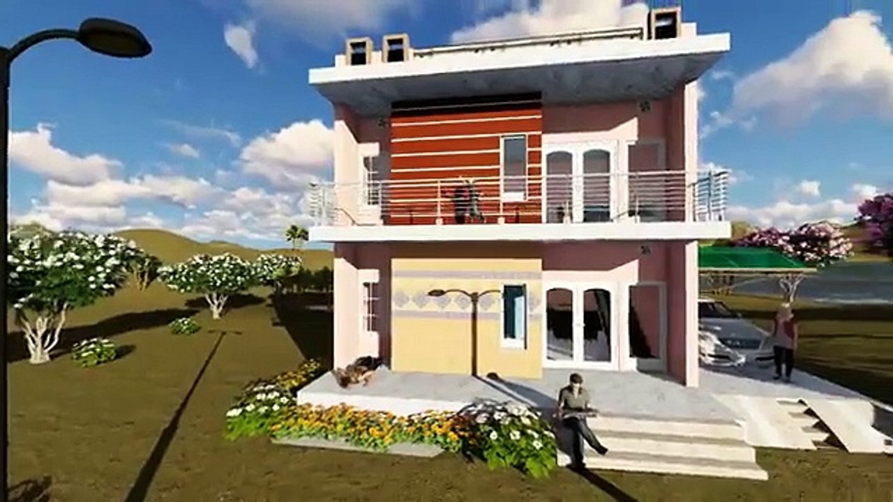 20x25 फ़ूट छोटे एरिया में बनाएं सुन्दर घर कम लागत में। #small space home design idea