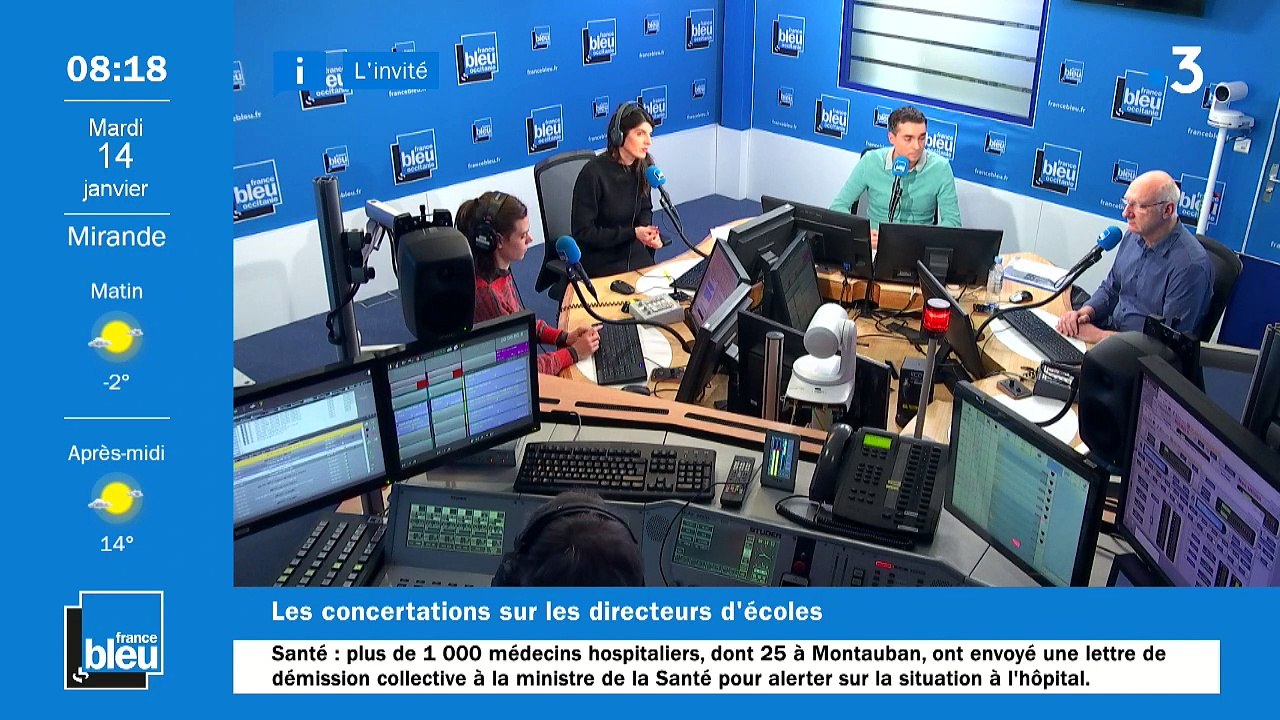 Joël Couvé, directeur d'école à Toulouse et membre du SNUIPP