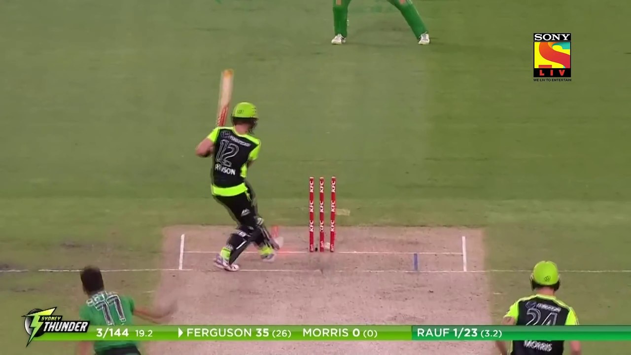 Hat-Trick Hero Haris Rauf Silences The Thunder - KFC Big Bash League 2019-2020(1080P_HD)