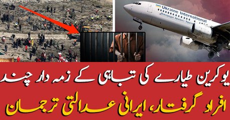 Some people involved in Ukraine plane incident arrested, Iranian court