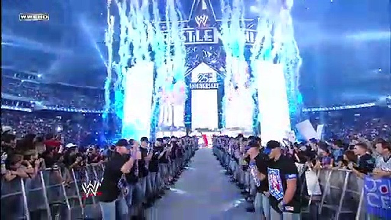 An army of John Cenas make their WrestleMania entrance: WrestleMania 25