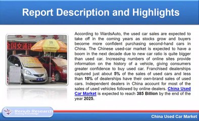 China Used Car Market will be 385 Billion by 2025