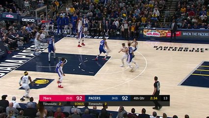 Download Video: Pacers consign Sixers to back-to-back defeats