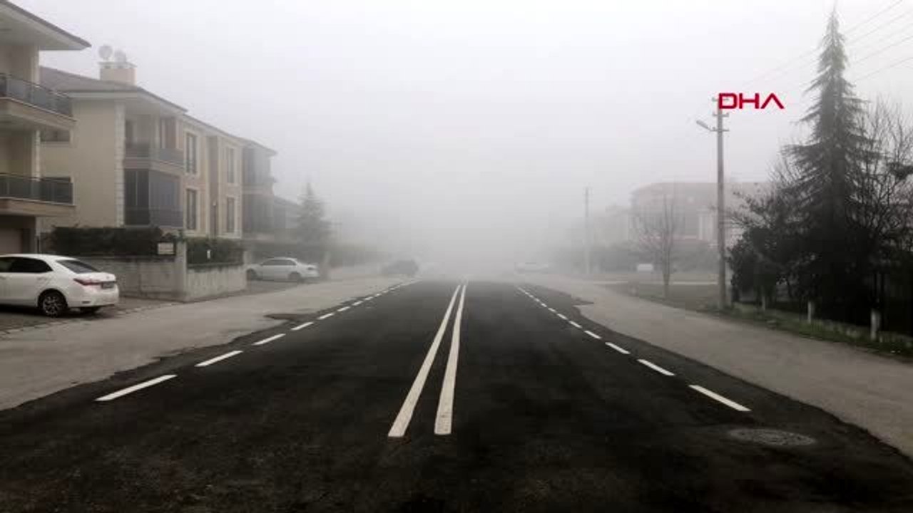 Sakarya'da sis etkili oldu