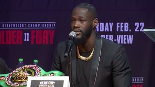 The only belt Fury has is the one holding his trousers up - Wilder