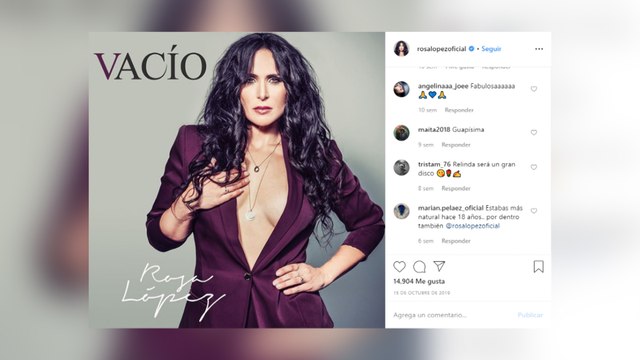 Rosa López cumple 39 años