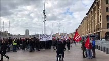 Marseille : la manifestation sur le Vieux-Port