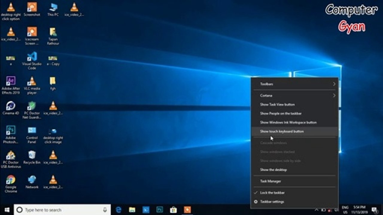 Taskbar right click all options (Chapter -6) | Window 10 | complete knowledge in hindi