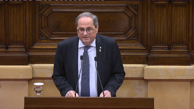 Los letrados del Parlament rechazan que la JEC decida sobre Torra