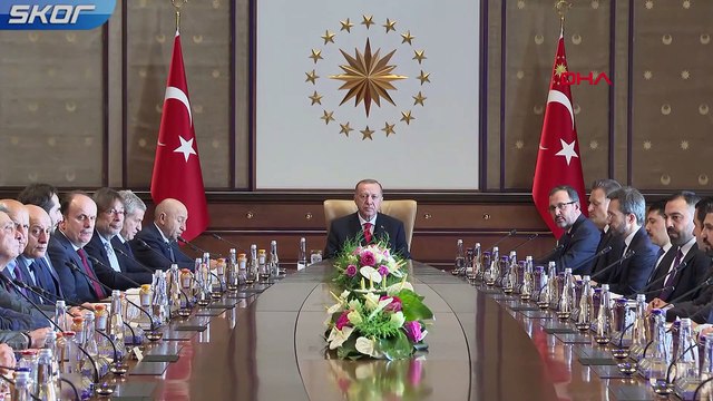 Erdoğan Kulüpler Birliği Başkanı Mehmet Sepil ve Komisyon Üyelerini kabul etti