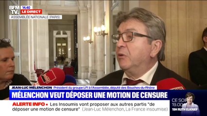 Jean-Luc Mélenchon: "À quoi bon discuter si on a des textes incomplets et que l'essentiel des mesures doit être pris par le gouvernement ?"