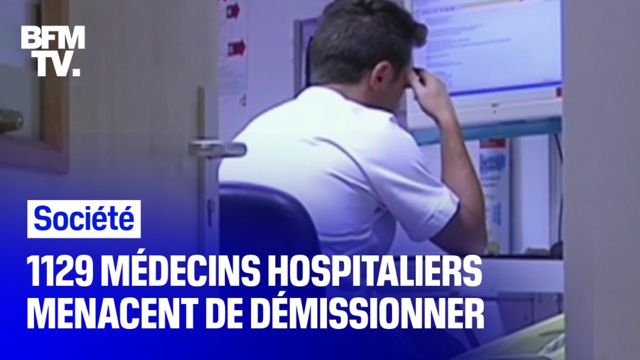 "C'est un appel au secours pour l'opinion publique": 1129 médecins hospitaliers ont envoyé une lettre de démission à Agnès Buzyn