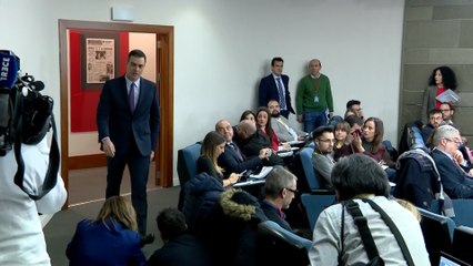 Sánchez en la rueda posterior al Consejo de Ministros