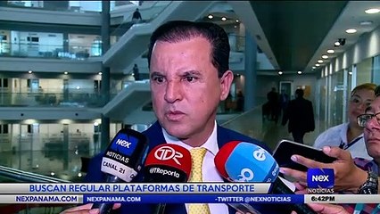 Buscan regular plataformas de transporte - Nex Noticias