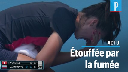 Une joueuse de l'Open d'Australie abandonne à cause de la fumée des incendies
