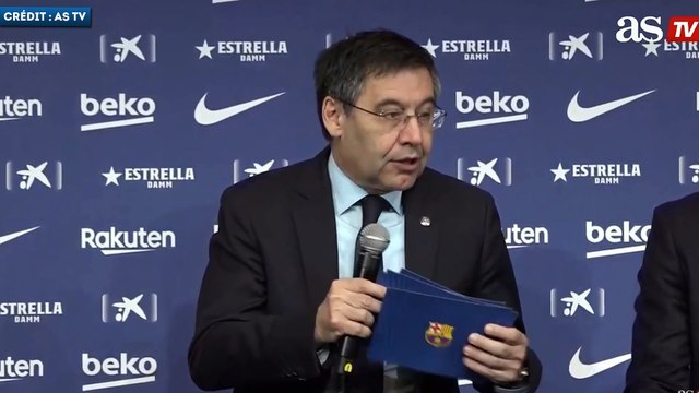 Josep Maria Bartomeu justifie l’éviction d’Ernesto Valverde