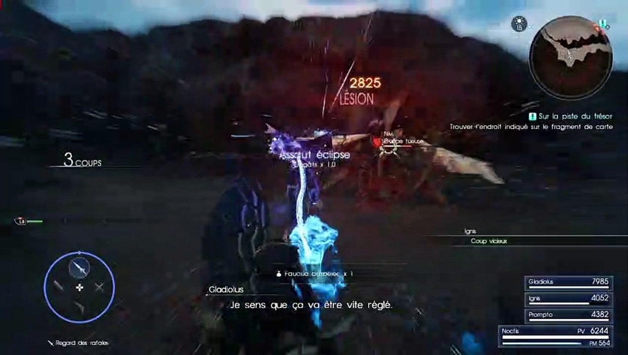 Final Fantasy XV (FF15) Sur la piste du trésor (emplacement final)