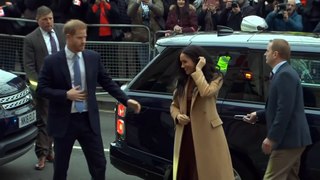 Prince William departed the royal residence in a separate car with son Prince George since Sandringham Meeting