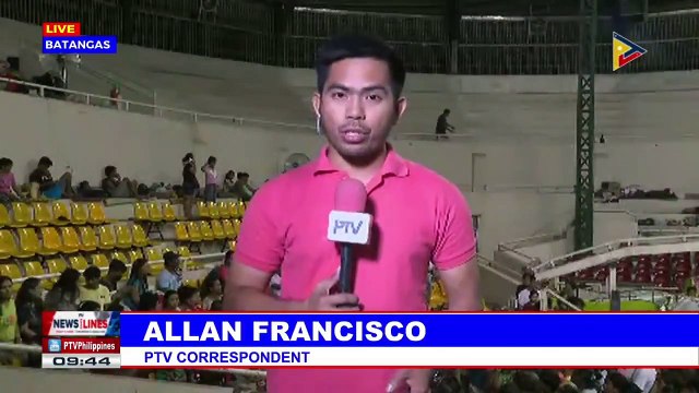 PRRD visits evacuees and areas affected by Taal eruption