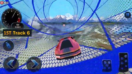 Space Car Real Stunt Drive Simulator  Impossible Stunt Car Driving