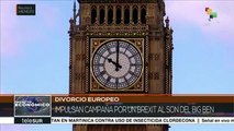 Reino Unido: impulsan campaña por brexit al son del Big Ben