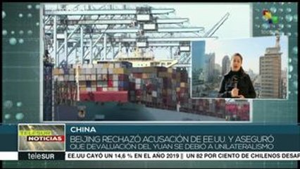 EEUU retira a China de su lista de países "manipuladores de divisas"