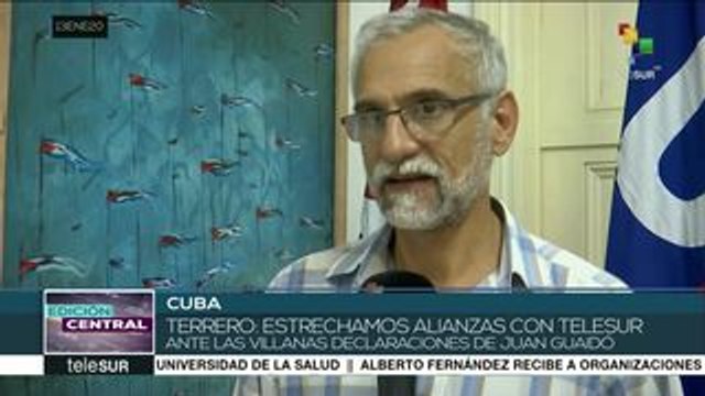 Unión de Periodistas de Cuba ratificó su apoyo a teleSUR