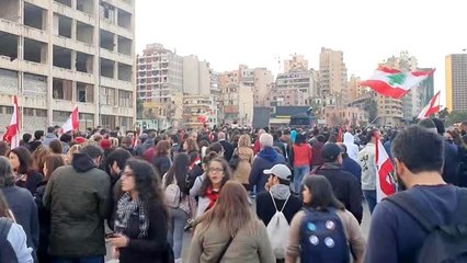 Lübnanlı protestocular "öfke haftası" sloganıyla eylemlerini sürdürüyor (2)