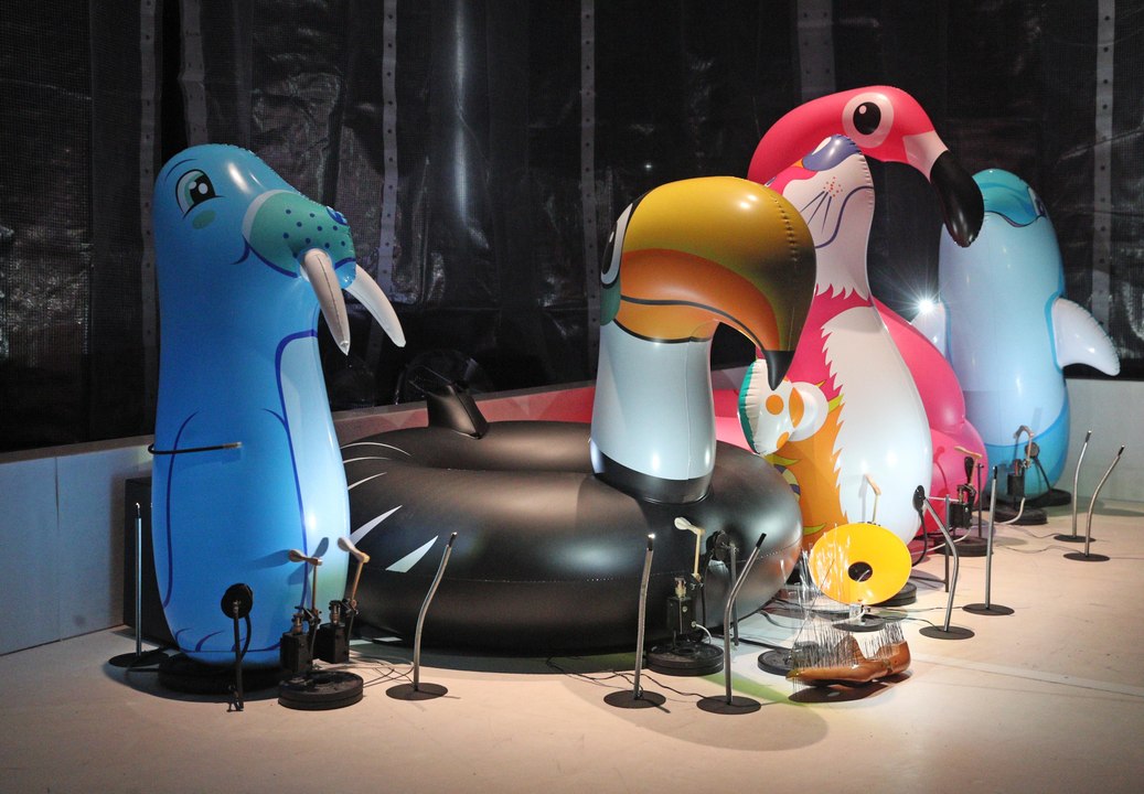 « Démons », installation sonore et plastique de Laia Torrents et Roger Aixut, dans le cadre des Vagamondes