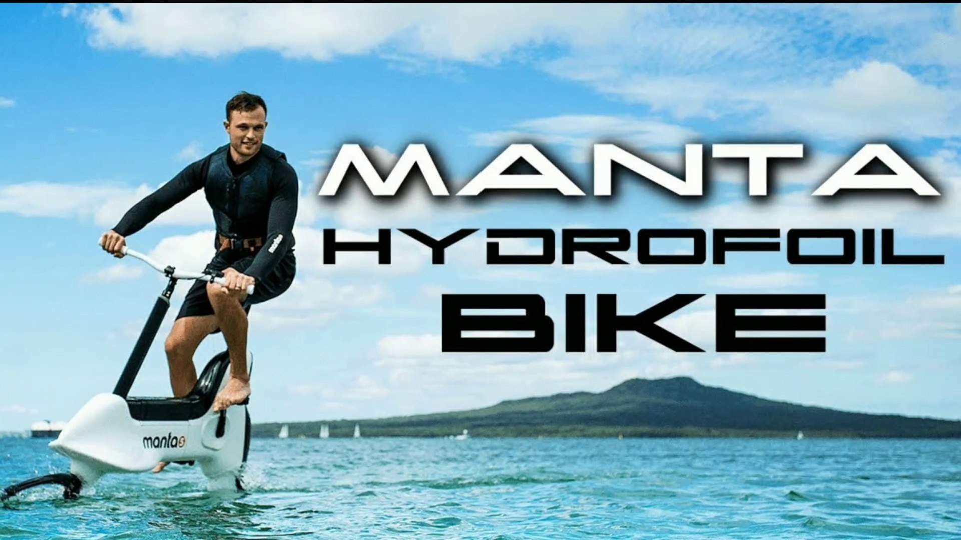Manta5 hydrofoiler xe-1 | Electric water bike | Ces 2020 launch |  Specifications | Price - video Dailymotion