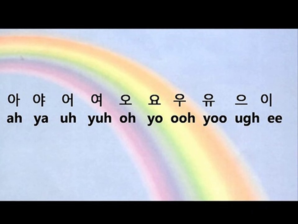 Korean Alphabet Song