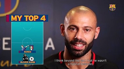 JAVIER MASCHERANO - MY TOP 4 (LEGENDS).