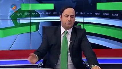 Konyasporlu spiker canlı yayında ağladı