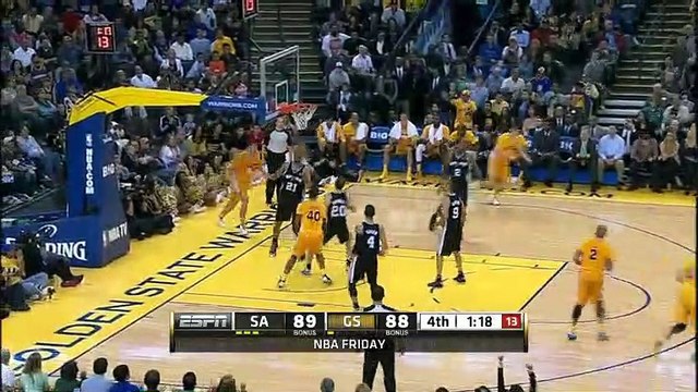 San Antonio Spurs 101-107 Golden State Warriors