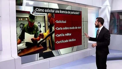 ¿Cómo solicitar una licencia de portación de arma de fuego?